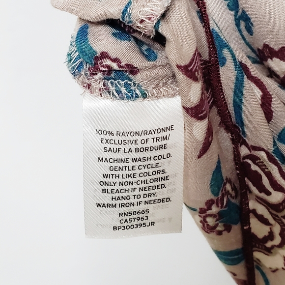 Gray Sun & Shadow Peasant Top - Sz S (EUC) - Picture 10 of 11